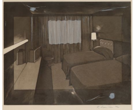 Richard Hamilton,  British 1922-2011,Motel II, (s.3573), 1979;soft ground etching with aquatint from 2 plates in colours on R