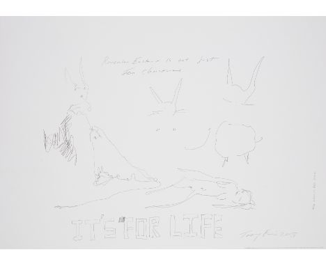Tracey Emin CBE RA,  British b.1963-   It's For Life, 2005; I Am the Last of My Kind, 2019; One Thousand Drawings Book, 2009;