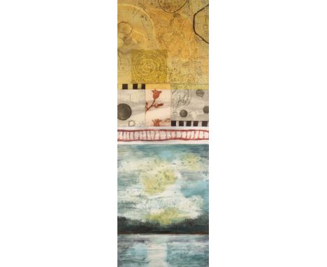 Cheryl Warrick, American b.1956- The Sound of the Bell, 2001;&nbsp;etching, drypoint, aquatint, woodcut &amp; monotype on wov