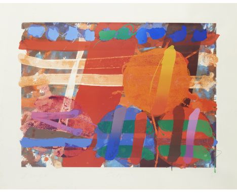 Albert Irvin RA,&nbsp;British 1922-2015,&nbsp;Copperas, 1991;&nbsp;screenprint in colours on wove,&nbsp;signed, dated, titled