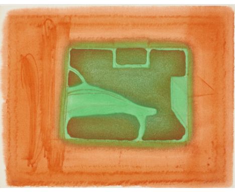 Sir Howard Hodgkin CH CBE,British 1932-2017, A Furnished Room, 1977;  etching with aquatint in colours on wove, signed in pen