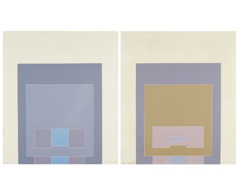 Robyn Denny, British 1930-2014,Abstracts;two silkscreen prints from the Waddington Suite,  each from the edition of 75,  sign