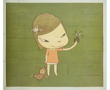 Yoshitomo Nara, Japanese b. 1959-Real One, 2020;offset lithograph printed in colours on wove, published by Dallas Contemporar