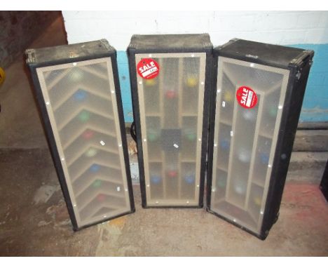 THREE DISCO LIGHT BOXES