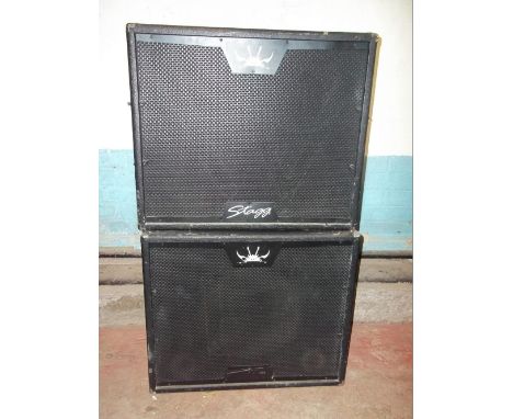 TWO STAGG LOUD SPEAKERS 300 watts