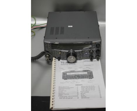 A KENWOOD ALL MODE MULTI BAND TRANSCEIVER TS-2000X, with service manual