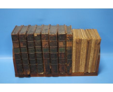 PLUTARCH'S LIVES IN EIGHT VOLUMES Translated from the Greek, with notes Historical and Critical from M. Dacier', printed for 