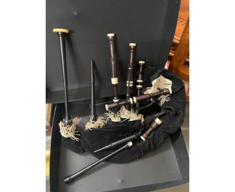 A Set of bagpipes produced by Gibson [As seen] 