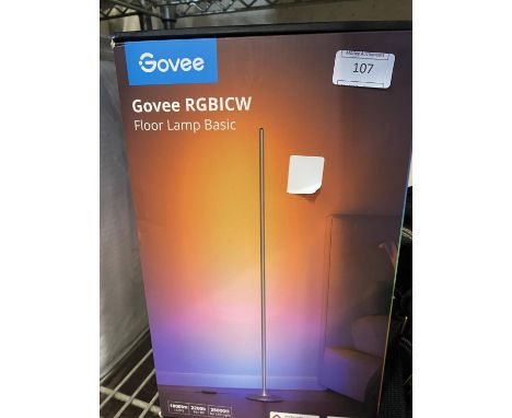 A boxed Govee floor lamp (unchecked) 