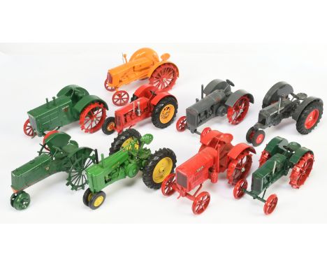 A Group of Mainly (1/16th) Tractors To Include ERTL John Deere - Green and yellow&nbsp; Plus others - conditions are Good to 