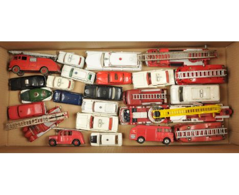 &nbsp;Unboxed Group Of Emergency Vehicles&nbsp; To include - Corgi Toys "Police" Mini Van, Dinky Toys "Police" Mini, French D