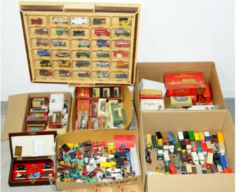 Matchbox Models Of Yesteryear A Large Group Of Boxed and Unboxed To Include Y27 Foden Stem Truck Y12 Ford Model T Van also co