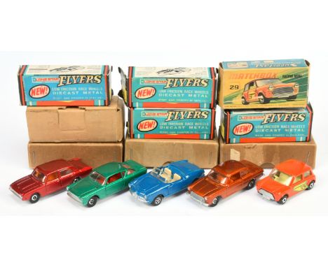 Lone Star Flyers Group To Include (1) Ford Corsair, (2) 21 Fiat 2300 S Coupe, (small crack on window) (3) 23 Alfa Romeo Giuil