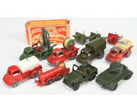 River Series and other British made Unboxed &amp; boxed&nbsp; Group To Include - Locomotive Engine - red (boxed) , Cable Truc