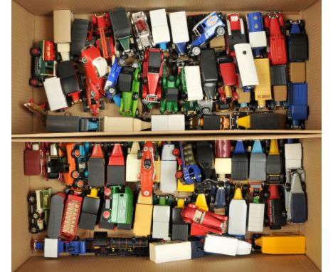 Matchbox Models Of yesteryear Unboxed Group To Include Y16 "Pickfords" low-Loader With locomotive, Y3 Ford Model T Tanker, Y2