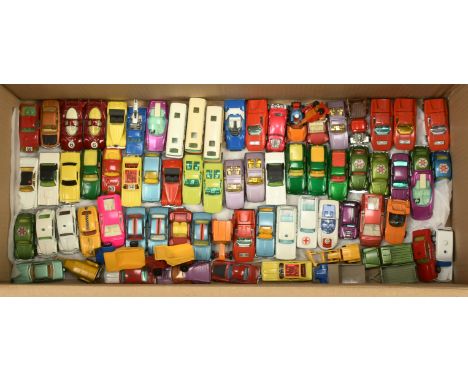 Corgi Toys Juniors Unboxed Group To Include - Ford Escort Mark 1 Red, yellow and off white interior variations, Volkswagen Sa
