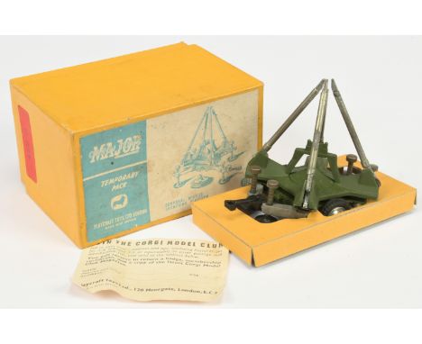 Corgi Toys Military&nbsp; 1124 Corporal Missile Launching Platform - Green with chrome hubs - Excellent in a Good all yellow 