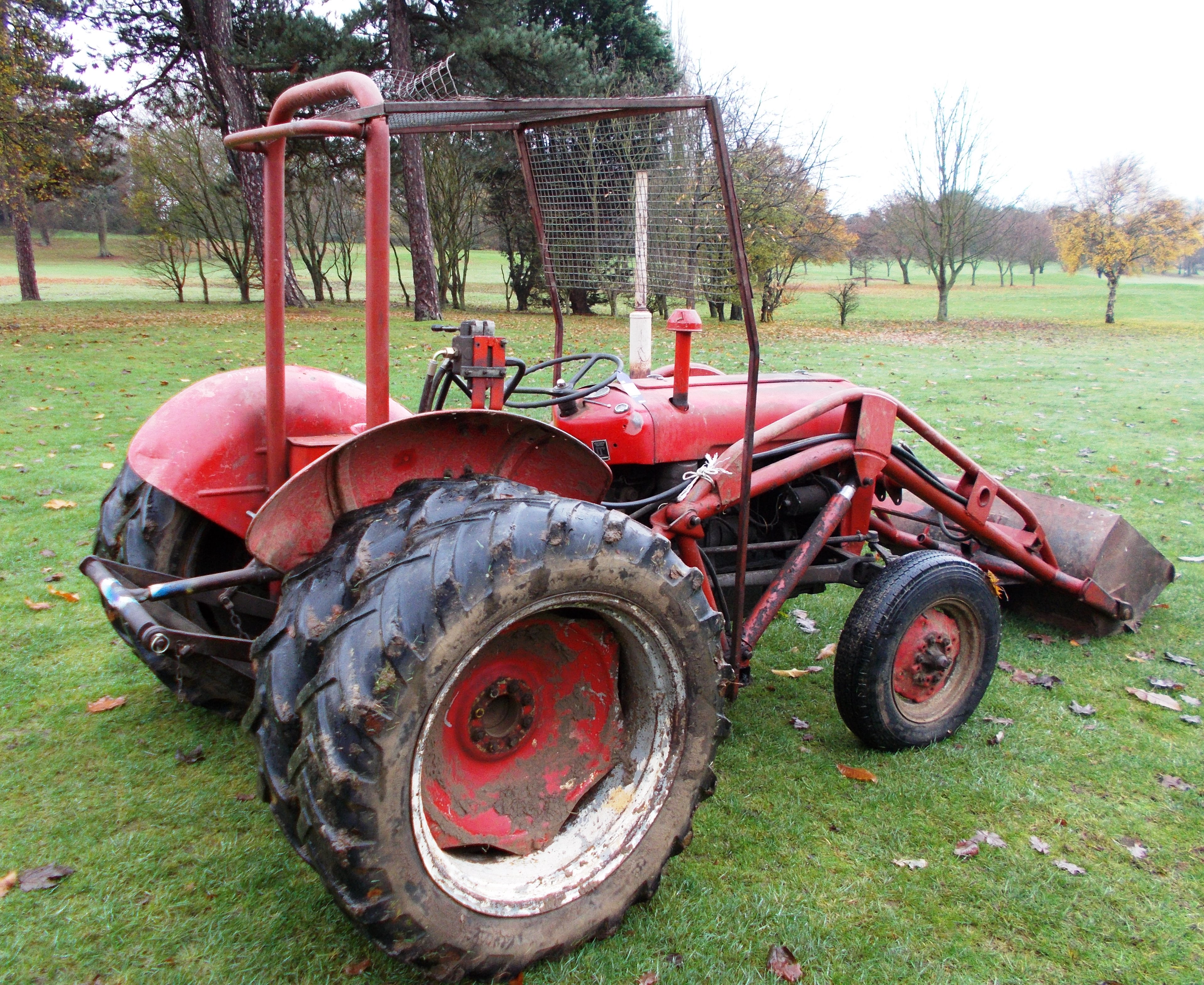 Massey Ferguson MF35 Tractor with loading bucket, estimated year 1960 ...