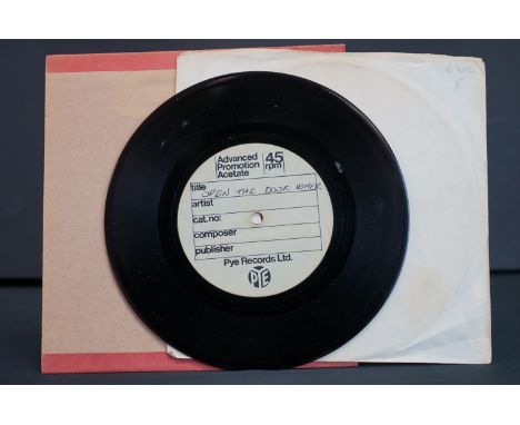 Vinyl - Bob Dylan - Open The Door Homer ( 1967, Pye Records one sided UK Acetate). Unreleased earlier version of the track wh