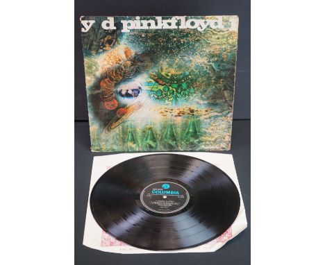 Vinyl - Pink Floyd A Saucerful Of Secrets (1968 UK 1st pressing MONO, Blue Columbia Records labels, SX 6258) Sleeve VG (one l