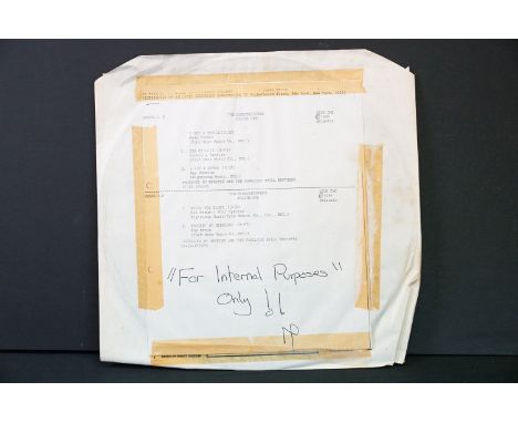 Vinyl - Test Pressing / White Label Promo - The Honeydrippers featuring Jimmy Page, Robert Plant, Jeff Beck - Volume One (198