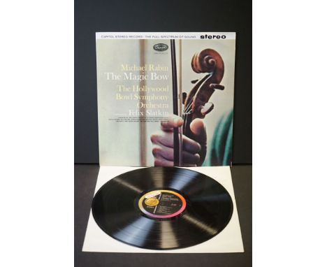 Vinyl - Classical - Michael Rabin - The Magic Bow, Capitol Stereo ED 1, SP 8510 Rainbow label, EX (minor corner bend), VG+ (a