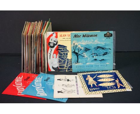 Vinyl - Folk - 42 mainly UK, late 1950?s Folk EP?s including many rarities: Alan Lomax &amp; The Ramblers (Decca, DFE 6367) V