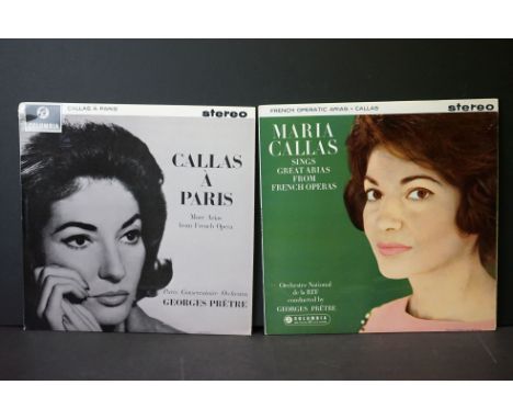 Vinyl - Classical - Maria Callas - Two ED 1 Stereo albums, 1. Maria Callas - Callas A Paris, Columbia Records, Stereo ED 1 SA