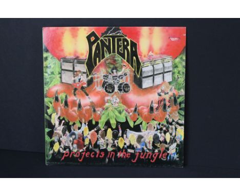 Vinyl - Pantera Projects In The Jungle on Metal Magic Records MMR-1984.  First pressing with fan club flyer.  Sleeve Ex, Inse
