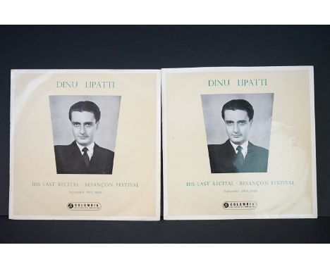 Vinyl - Classical - Dinu Lipatti His Last Recital Besançon Festival parts 1 &amp; 2 33CX 1499 / 1500.  Both fully laminated '