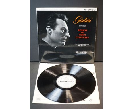 Vinyl - Classical - Carlo Maria Giulini / Philharmonic Orchestra - Rossini And Verdi Overtures, Columbia Records, Stereo ED 1