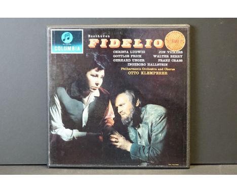 Vinyl - Classical - Otto Klemperer, Beethoven Fidelio, 3 LP Stereo Box Set, Columbia Records SAX 2451 - 2453 (Sliver Blue Lab