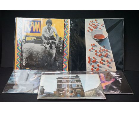 Vinyl - 5 UK first press LP's from Beatles Members to include McCartney, RAM, Living In The Material World, Journey, and Beau