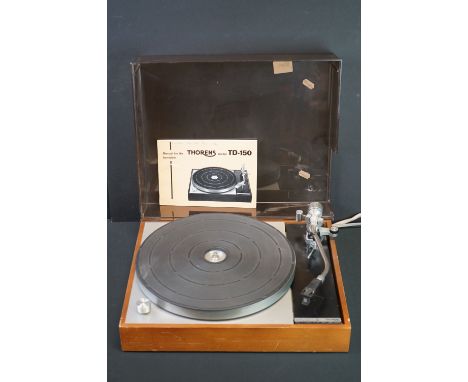 Music Equipment - Thorens TD 150 turntable with original manual 