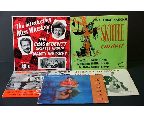 Vinyl - Rock ?N? Roll / Skiffle - 5 Rare UK 10? LP?s including : The First National Skiffle Contest (1957, UK , Esquire Recor