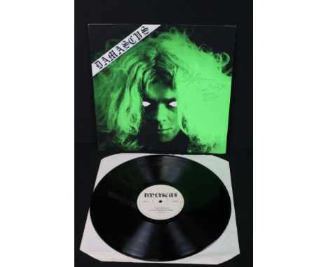 Vinyl &amp; Autograph - Damascus Open Your Eyes self released private pressing 2nd pressing (band photo version) limited to 5