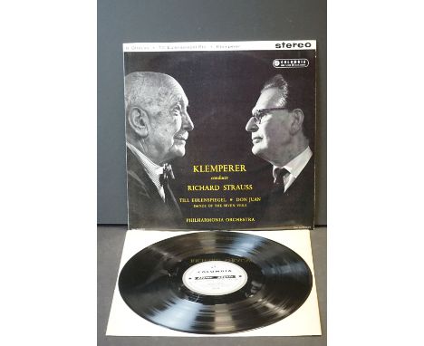 Vinyl - Classical - Klemperer Conducts Richard Strauss - Till Eulenspiegel Etc. Columbia Records, Stereo ED 1, SAX 2367 (Silv