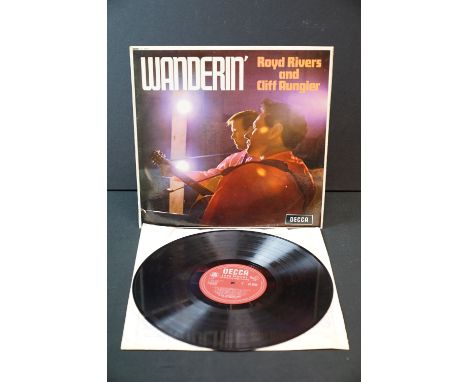 Vinyl - Folk - Royd Rivers And Cliff Aungier - Wanderin? (1965 Decca Records, LK 4696, 1st issue Deep Groove). With Jimmy Pag