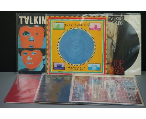 Vinyl - Six Talking Heads LPs to include Speaking In Tongues, More Songs About..., 77, Stop Making Sense, Remain In Light and