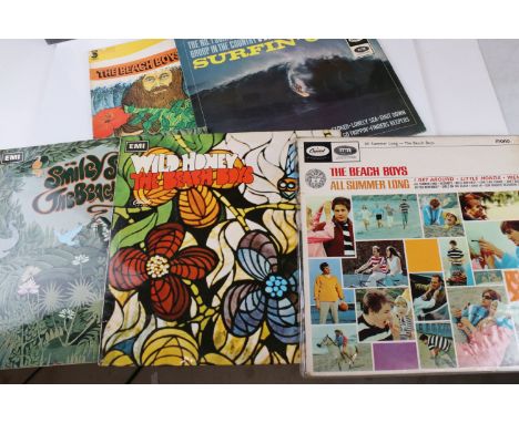 Vinyl - Beach Boys 10 LP's Friends (T 2895), Holland (K 54008), Today! (T 2269), Little Deuce Coupe (SM 1998), Concert (SM 21