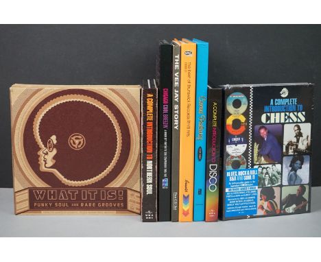 CD?s - 8 Soul / Northern Soul larger CD Box Sets to include What Is This - Funky Soul And Rare Groove (4 CD?s), Chess (4 CD?s