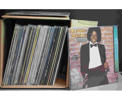 Vinyl - Approx 60 Pop LP's including Michael Jackson, Elton John, Duran Duran, Simply Red, Simple Minds, George Michael, Crow