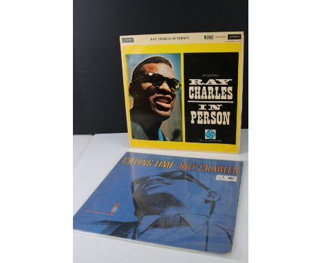 Vinyl - Jazz 2 Rare Ray Charles Original UK 1st Pressing LP?s to include Ray Charles - In Person (London Records, Mono HA-K 2