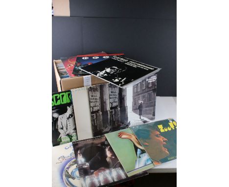 Vinyl - Rock &amp; Pop collection of approx 60 LP's to include Camel, Bob Dylan, The Babys, ABC, Focus, Devo, Wishbone Ash an