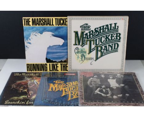 Vinyl - The Marshall Tucker Band 5 LP's to include Searchin' For A Rainbow, Together Forever, Tuckerized, Carolina Dreams and