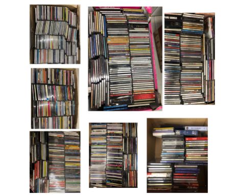 CD's - Over 900 CD's spanning genres and decades to include R&amp;B, Soul, Hip Hop, Pop, MOR, Pop-Punk, Classical, Jazz and m