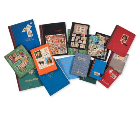 A GROUP OF 18 WORLD STAMP STOCK BOOKS
Mostly 20th century, used, some MNH issues
Ownership Statement: This item is offered fo