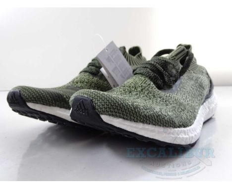 ADIDAS - Ultra Boost Uncaged M Trainers  -Khaki green/Black - UK 7 / US 7.5 - New / Unused / Boxed