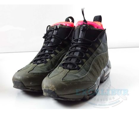NIKE - Air Max 95 Sneakerboot - Drk ldn/Black-crg khk-brght crms - UK 7 /US 8 - Some light wear / Boxed