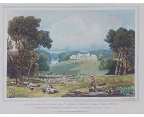 After Elizabeth Blackwell, Engraved by R Havell & Son'View of Holkham Hall, Norfolk - the Seat of Thomas William Coke ESQ'col